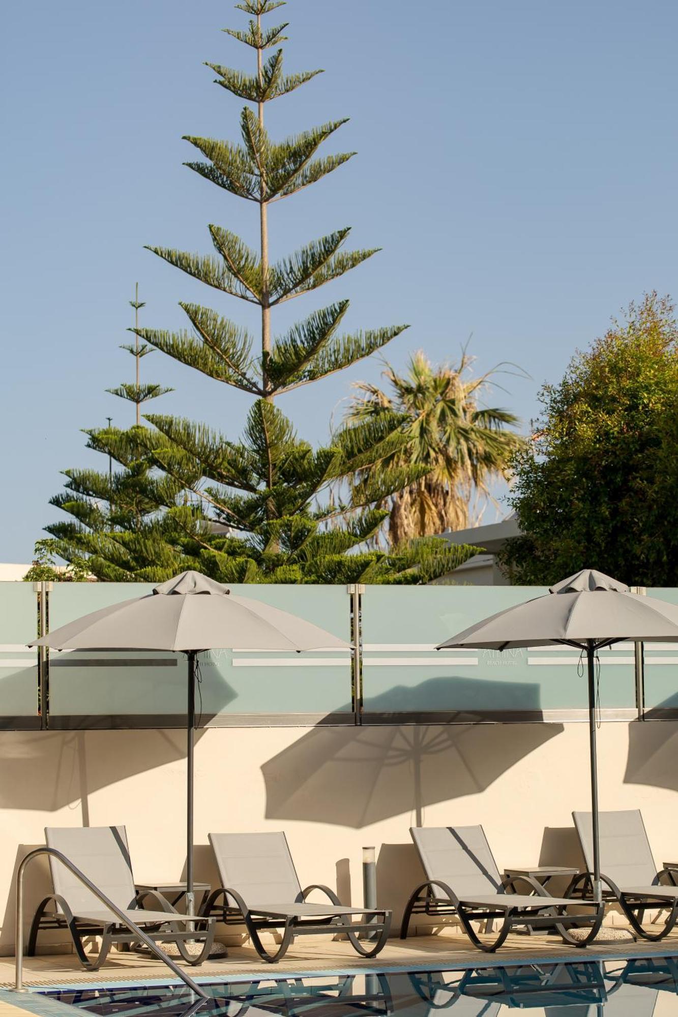 Athina Beach Hotel Kato Daratso Luaran gambar