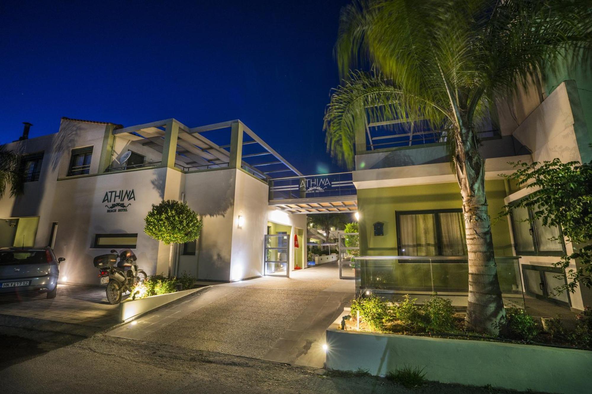 Athina Beach Hotel Kato Daratso Luaran gambar