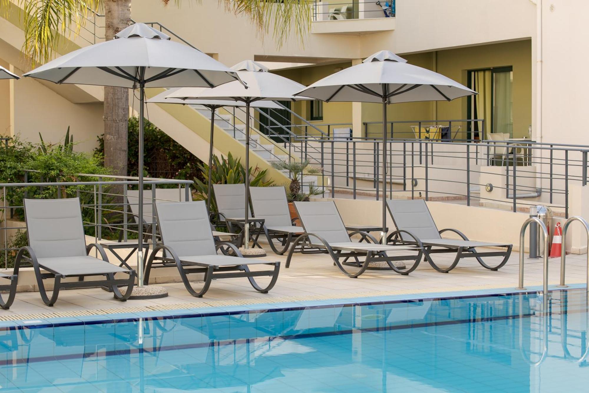 Athina Beach Hotel Kato Daratso Luaran gambar
