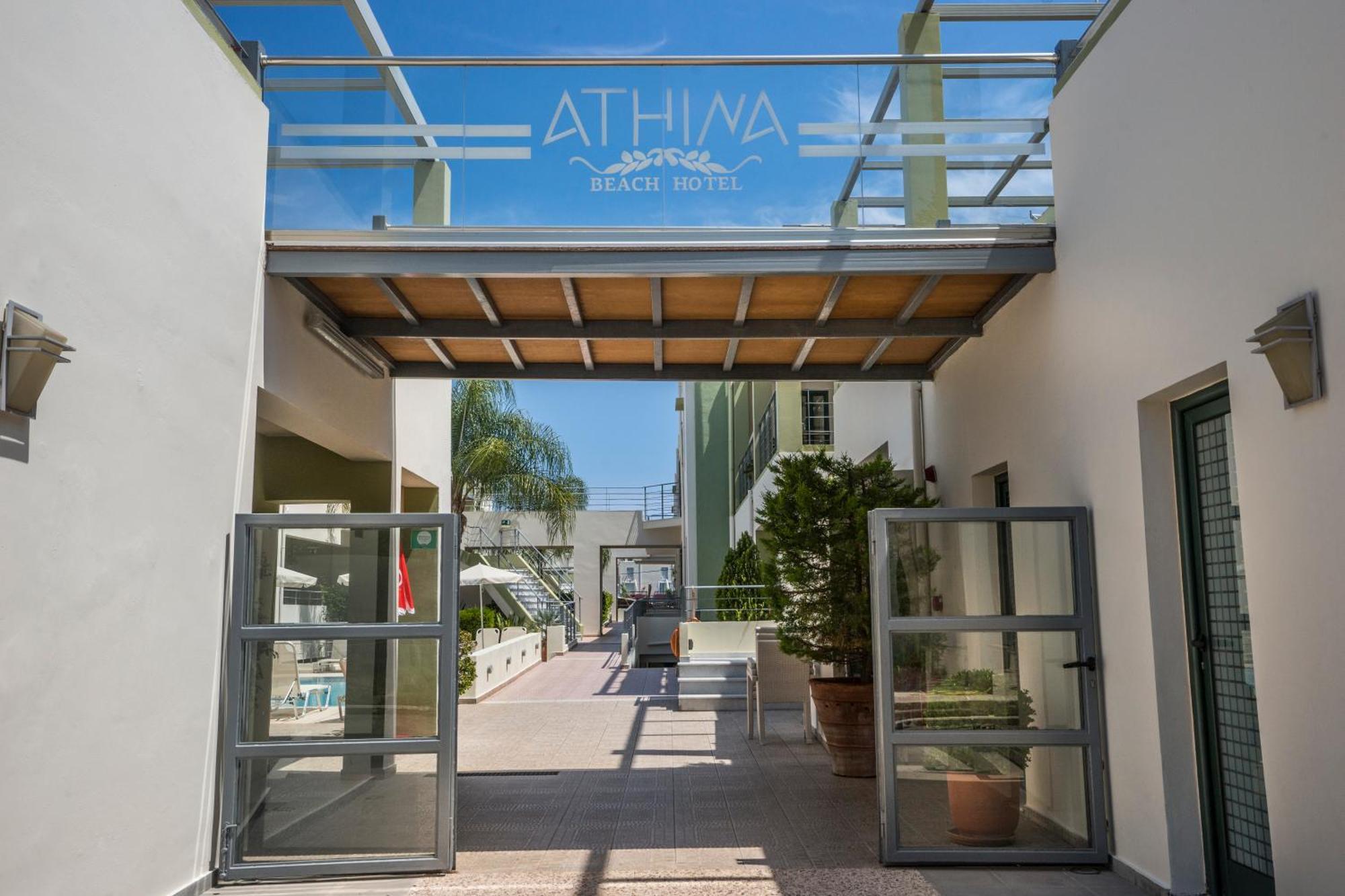 Athina Beach Hotel Kato Daratso Luaran gambar