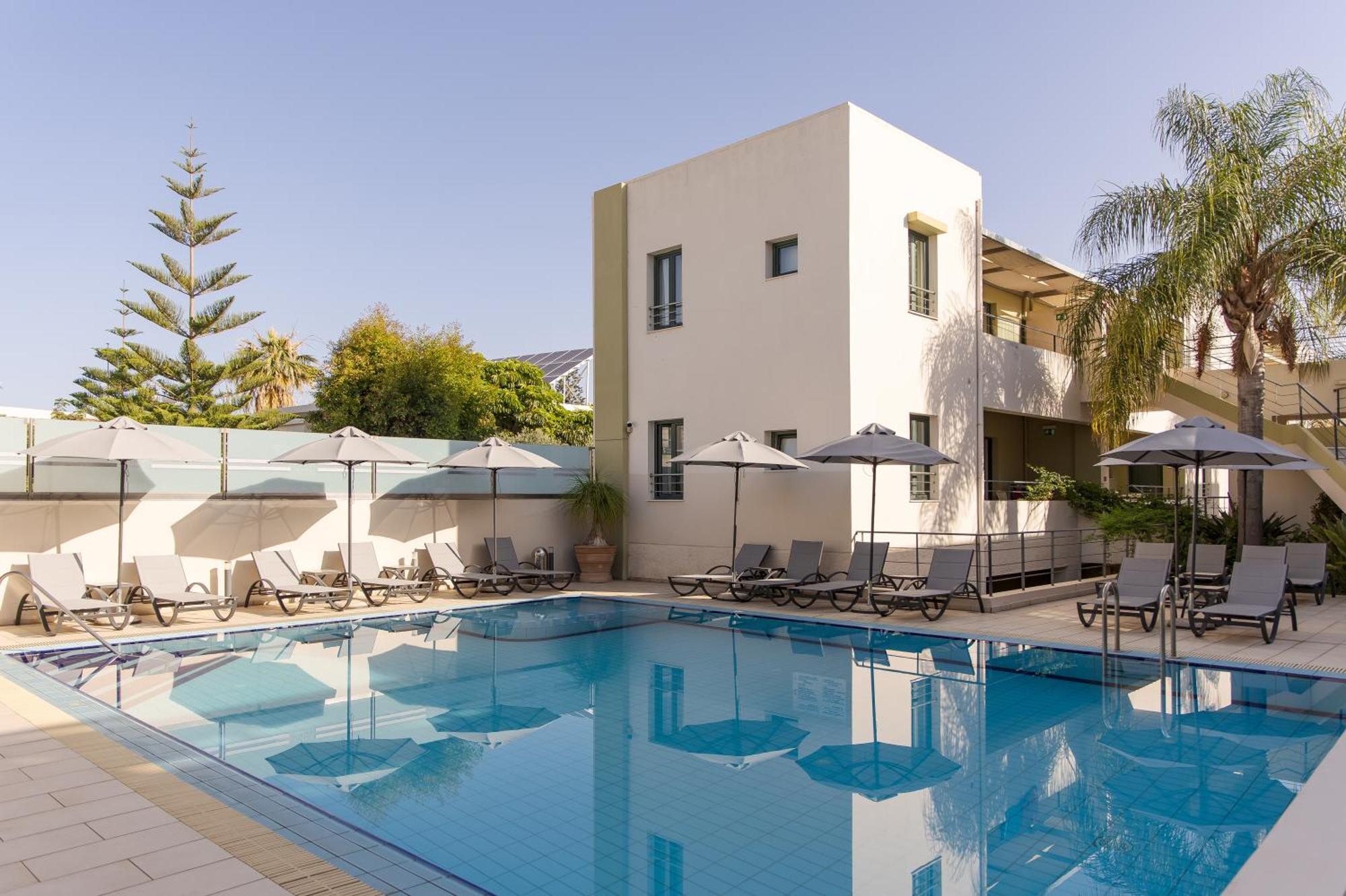 Athina Beach Hotel Kato Daratso Luaran gambar
