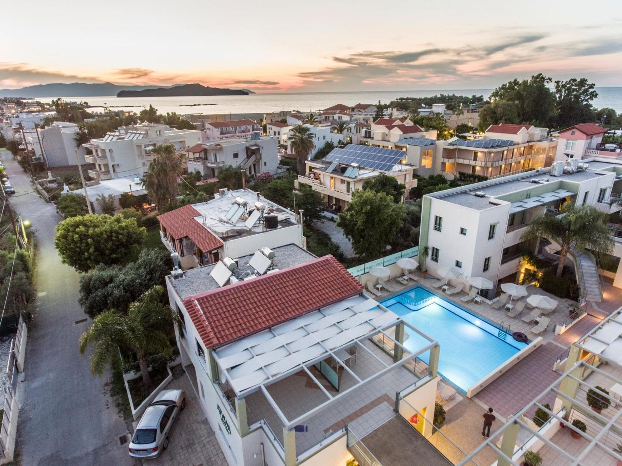 Athina Beach Hotel Kato Daratso Luaran gambar