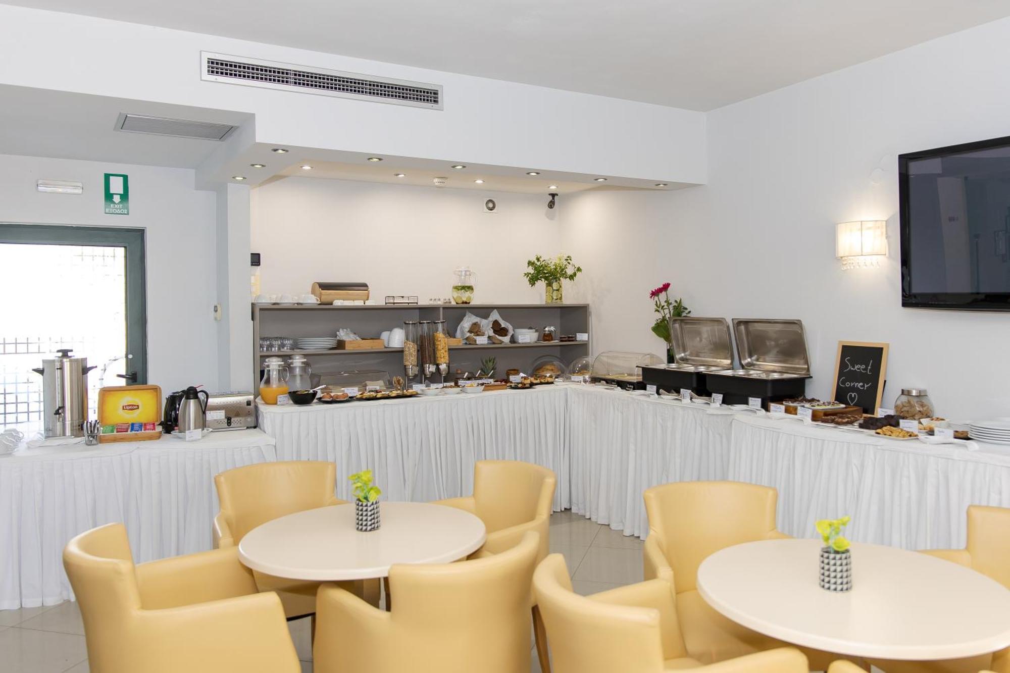 Athina Beach Hotel Kato Daratso Luaran gambar